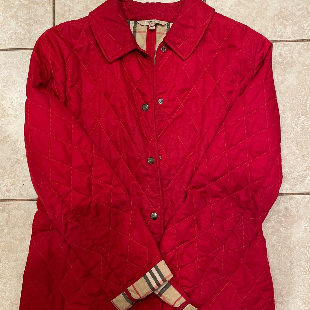 Authentic Burberry quilted jacket!